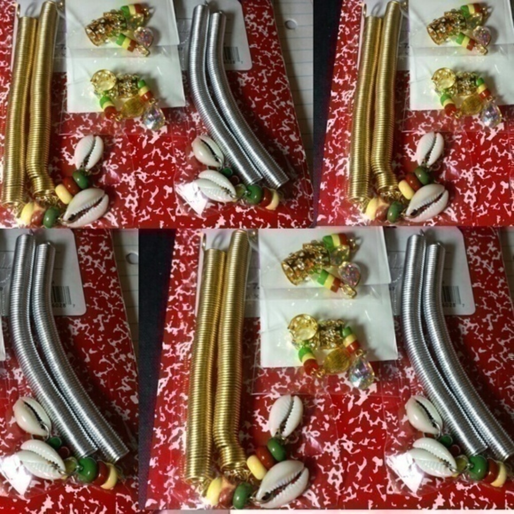 ☄Hair Candy Gold & Silver Accessory Set